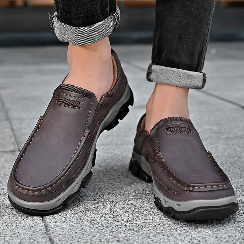 🔥Last Day 49% OFF - Men's Comfortable Orthopedic Leather Slip-On Loafers