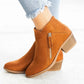 Women's Vintage Style Fabric Ankle Boots