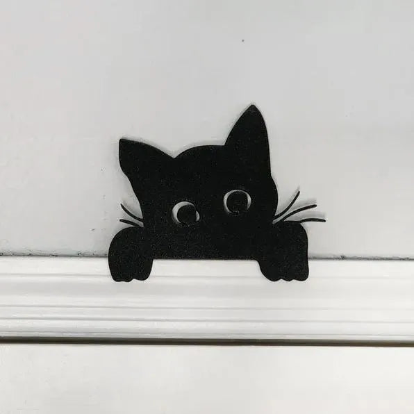 🐱2024 Christmas Gift 50% Off--Metal Adorable Cat Door Topper