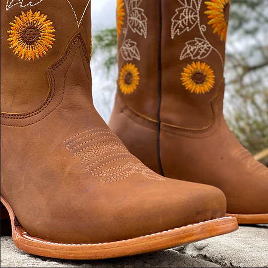 🔥LAST DAY 49% OFF💝Women's Sunflower Boots Short Boots