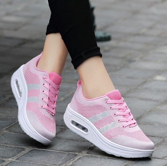 2023 Women’s Orthopedic Walking Shoes, Breathable & Lightweight Platfo ...