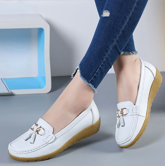 Last Day 49% OFF🔥 - Women's Leather Breathable Shoes